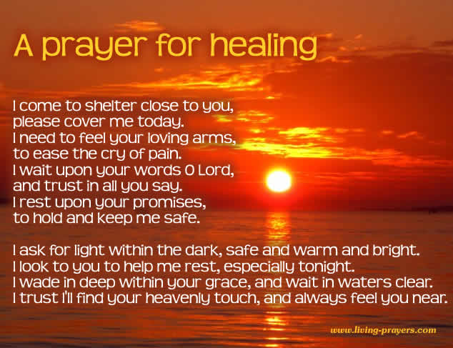 healing prayers for the sick