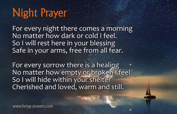 christian goodnight prayer